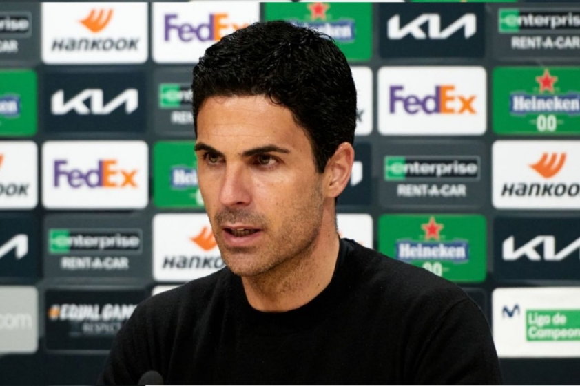 hlv arteta bi chi trich sau khi arsenal bi loai khoi europa league