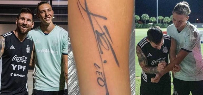 Phát cuồng vì Messi, cầu thủ Argentina có hành động không tưởng để ghi lại khoảnh khắc ‘cả đời có một’ 194323