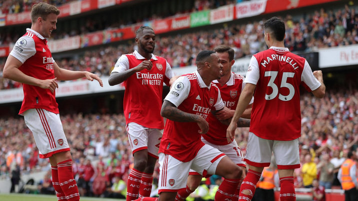 Arsenal đang dẫn đầu trên bảng xếp hạng Ngoại hạng Anh mùa 2022/23 (Ảnh: Internet)