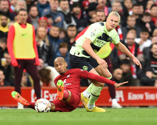 Haaland bất lực trước hàng thủ của Liverpool (Ảnh: Getty)