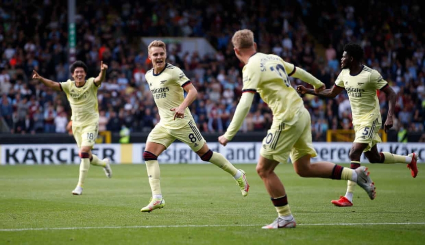 Odegaard tỏa sáng mang về chiến thắng cho Arsenal. Ảnh: Getty