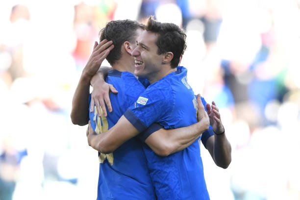 Italia đánh bại Bỉ ở trận tranh hạng ba Nations League. Ảnh: Getty