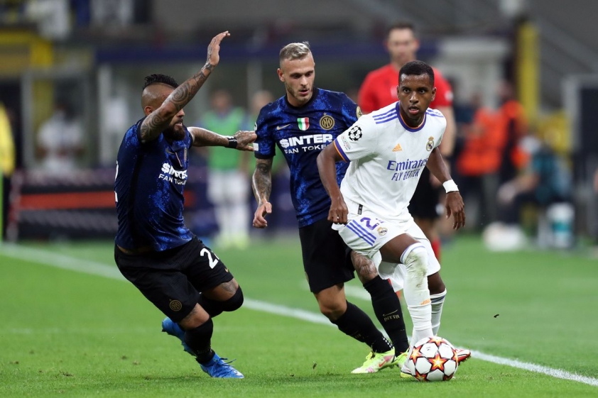 Real Madrid và Inter Milan cạnh tranh cho ngôi đầu bảng. Ảnh: Getty