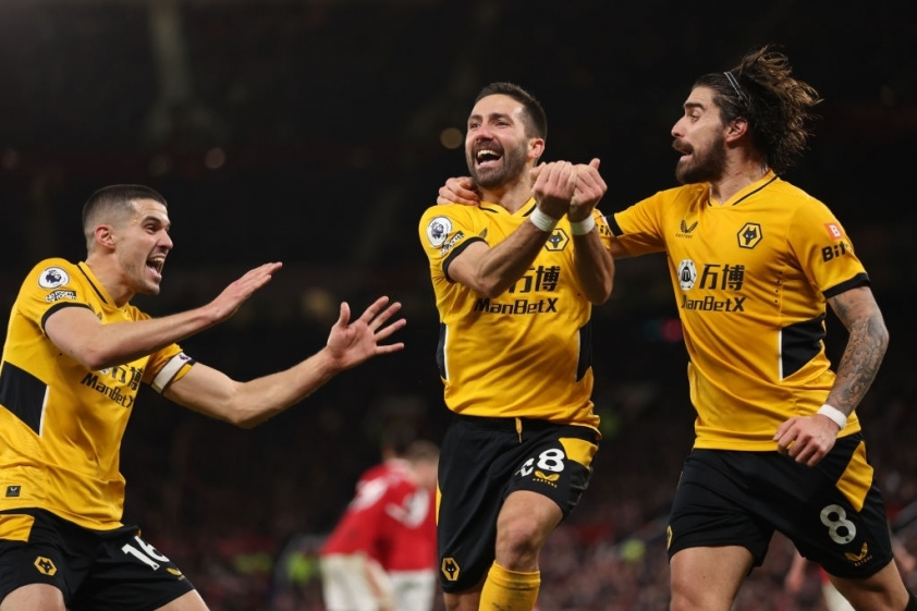 Joao Moutinho ghi bàn thắng duy nhất giúp Wolves giành trọn 3 điểm. Ảnh: Getty