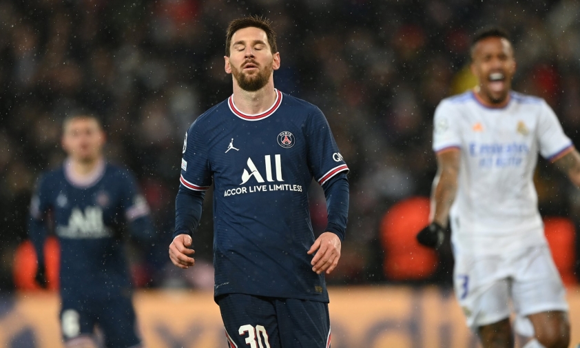 Messi đá hỏng penalty. Ảnh: Getty