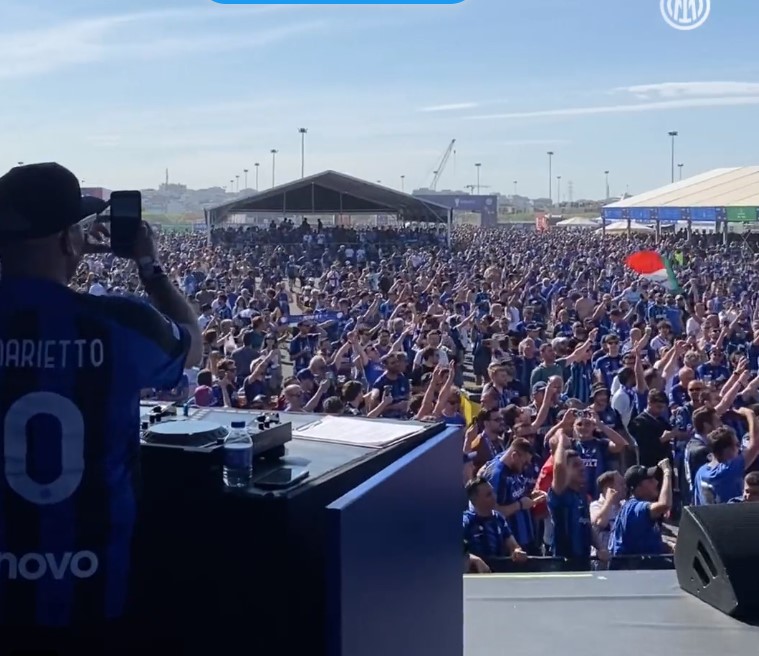 Cổ động viên Inter Milan 'ăn mừng sớm' dù chung kết C1 chưa bắt đầu 290740