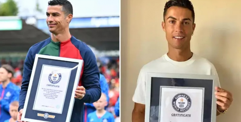 Cristiano Ronaldo lại lập kỷ lục Guiness, thêm một lần vượt qua Leo Messi 303252