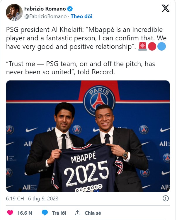 Chủ tịch Al Khelaifi ra phán quyết, tương lai Mbappe đã rõ như ban ngày 323161