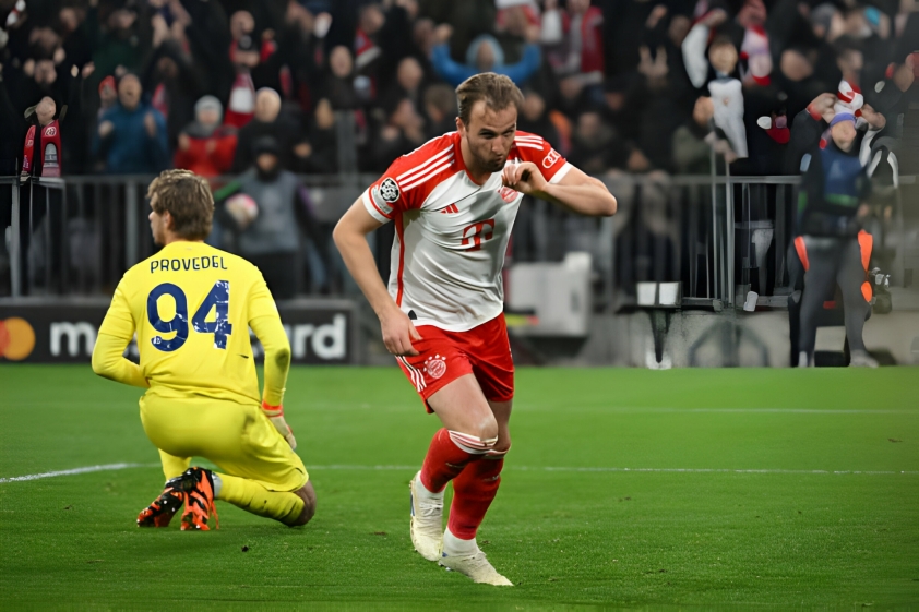 Harry Kane chói sáng đưa Bayern vào tứ kết Champions League 416724