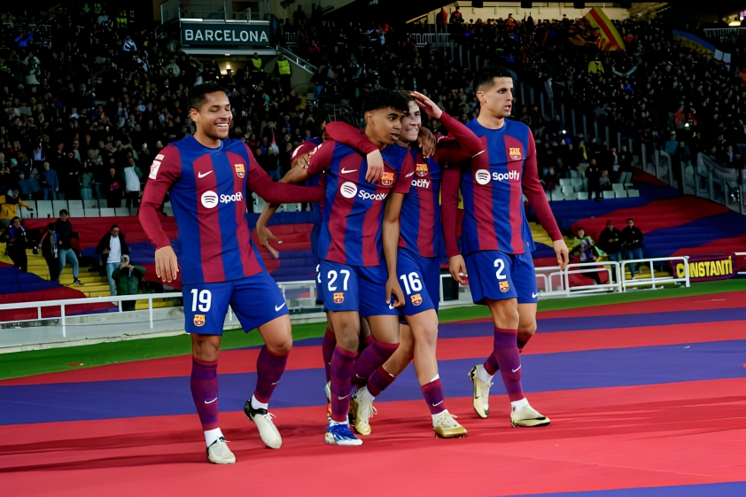 Barca leo lên vị trí thứ 2 trên BXH La Liga sau vòng đấu thứ 28 418554