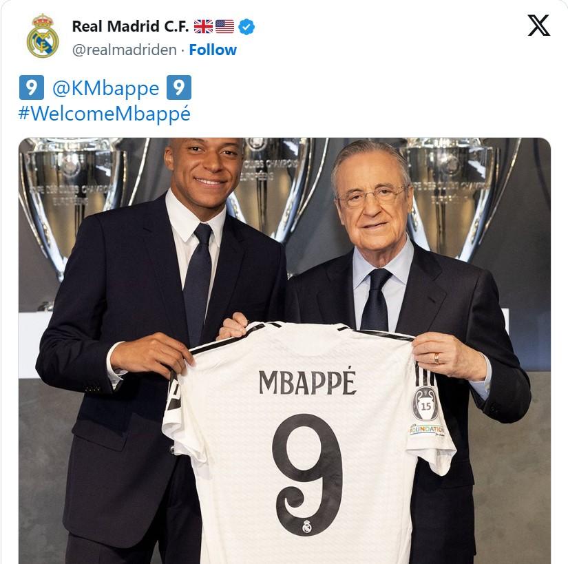 Kylian Mbappe lập kỷ lục hoành tráng ngày ra mắt Real 498790