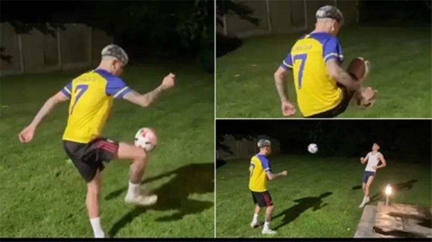 Sao trẻ MU gây sốt MXH khi mặc áo đấu Al-Nassr của Ronaldo 303592