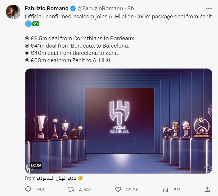 Al Hilal ký hợp đồng với cựu sao Barca, Mbappe sắp có trợ thủ đắc lực nếu đến Ả Rập 307922