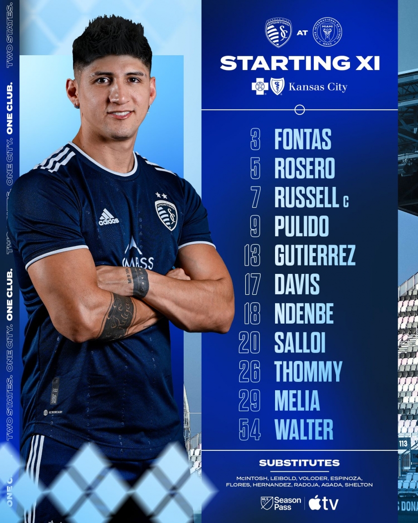 Trực tiếp Inter Miami vs Sporting Kansas: Đã có đội hình xuất phát 324654