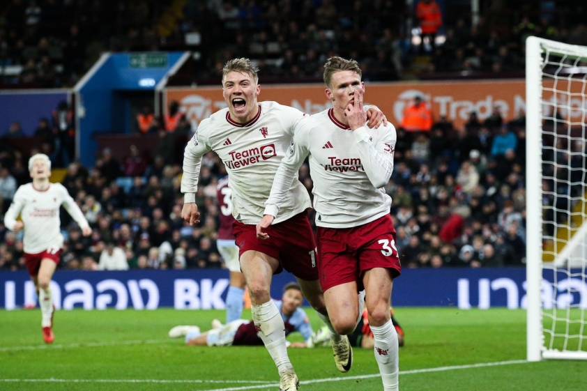 Thay người tài tình, Man United đánh bại Aston Villa kịch tính 405511