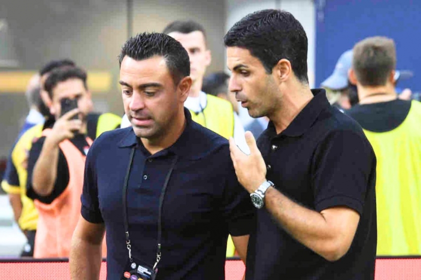 Xavi nổi cáu với Arsenal: 'Họ như đang đá Champions League' 308248
