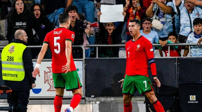 Ronaldo tỏa sáng, Bồ Đào Nha ngược dòng đánh bại Scotland tại Nations League-524756