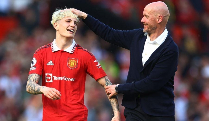 Garnacho gây bão mạng vì 'thích' tuyên bố về Ten Hag của Ronaldo 526394