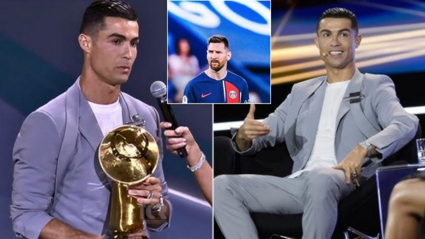 Ronaldo chê giải Messi t-575658