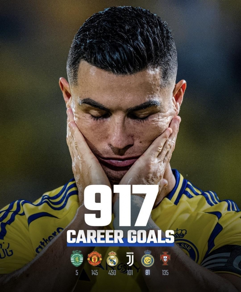 Ronaldo 'khai xuân' 2025 với kỷ lục không ai sảnh-580972