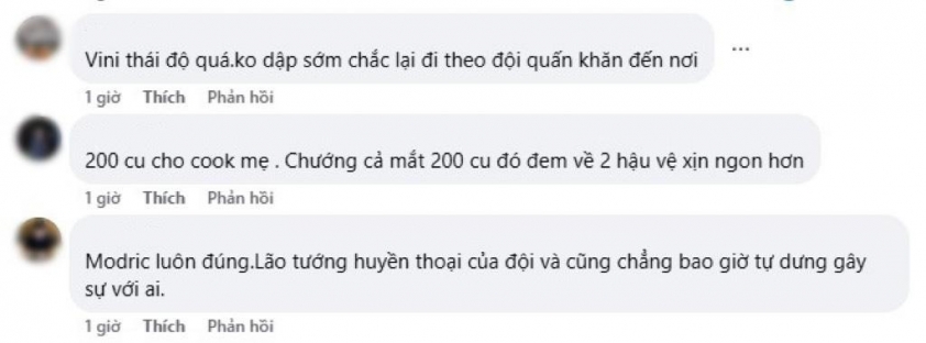 Fan Real Madrid đồng loạt đòi tống khứ Vinicius vì dám 'bật' Modric 590160
