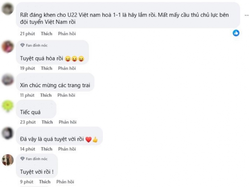 CĐV Việt phản ứng trái chiều sau trận hòa đáng tiếc trước U22 Hàn Quốc-607883