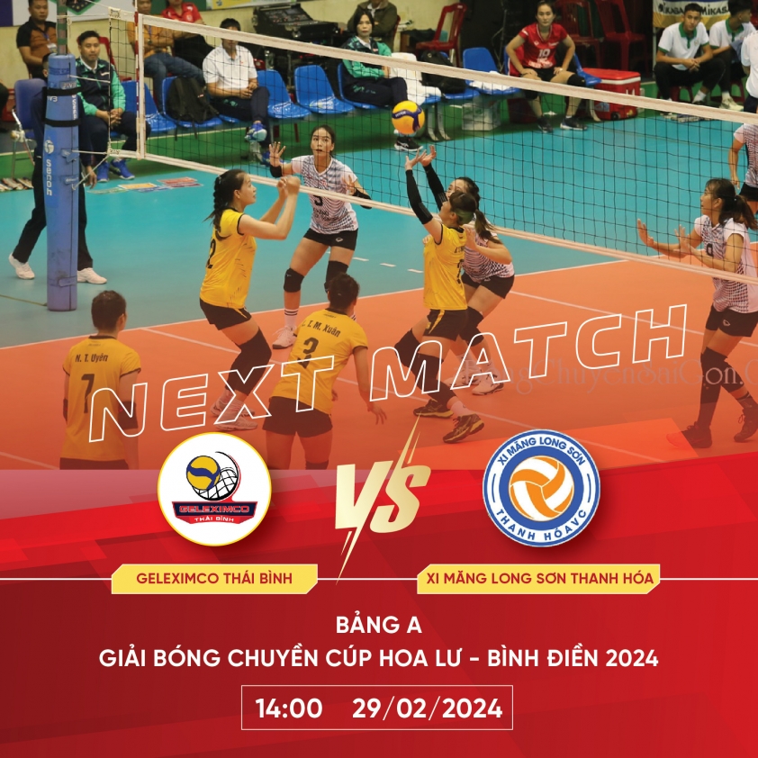 Trực tiếp bóng chuyền Geleximco Thái Bình vs XMLS Thanh Hóa, 14h00 ngày 29/2 (LINK HD) 413401