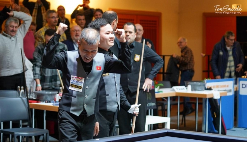 Quyết Chiến và Phương Vinh vô địch thế giới ngoạn mục, ghi dấu lịch sử cho billiards Việt Nam 575133