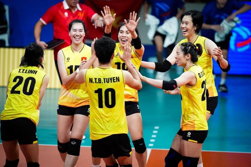 Hai đội tuyển bóng chuyền Việt Nam đặt mục tiêu cao nhất tại SEA Games 33 579687