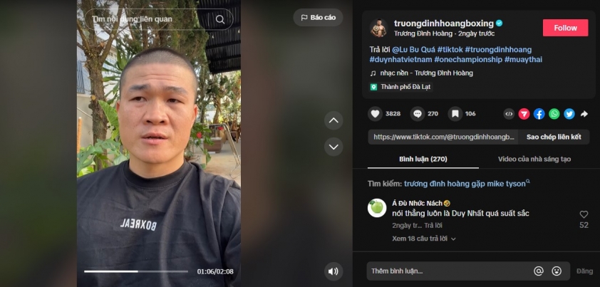 Quyền vương Trương Đình Hoàng đăng đàn bảo vệ Nguyễn Trần Duy Nhất trước những chỉ trích 372267