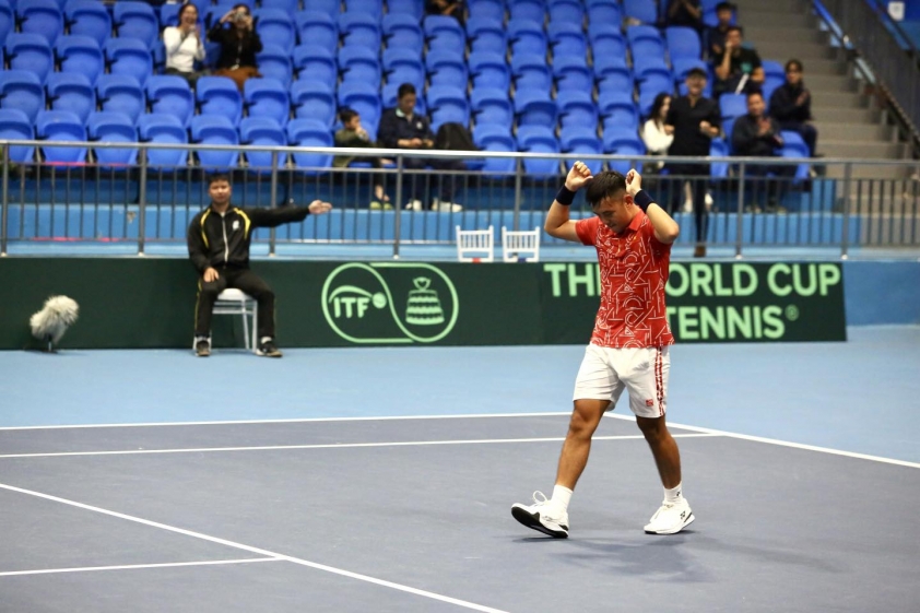 NHM nói gì về thất bại của tennis Việt Nam ở vòng play-off nhóm II Davis Cup 2024 402521