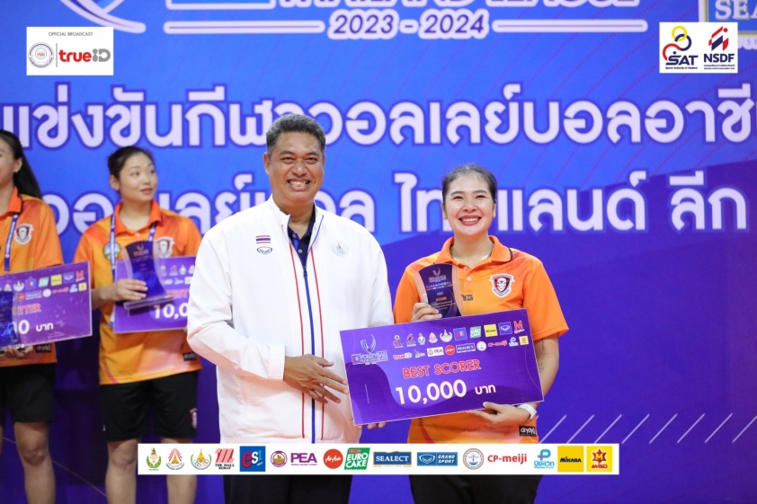 Hat-trick danh hiệu cá nhân, Sasipapron Janthasiwut vẫn trượt MVP bóng chuyền nữ VĐQG Thái Lan 408107