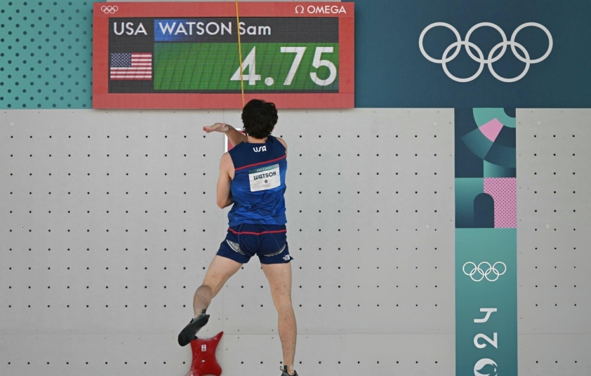 Hai kỉ lục thế giới mới ở môn leo núi thể thao Olympic 2024 510253
