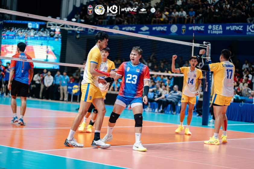 Bóng chuyền nam Campuchia thay Việt Nam dự SEA V.League 2025 522153