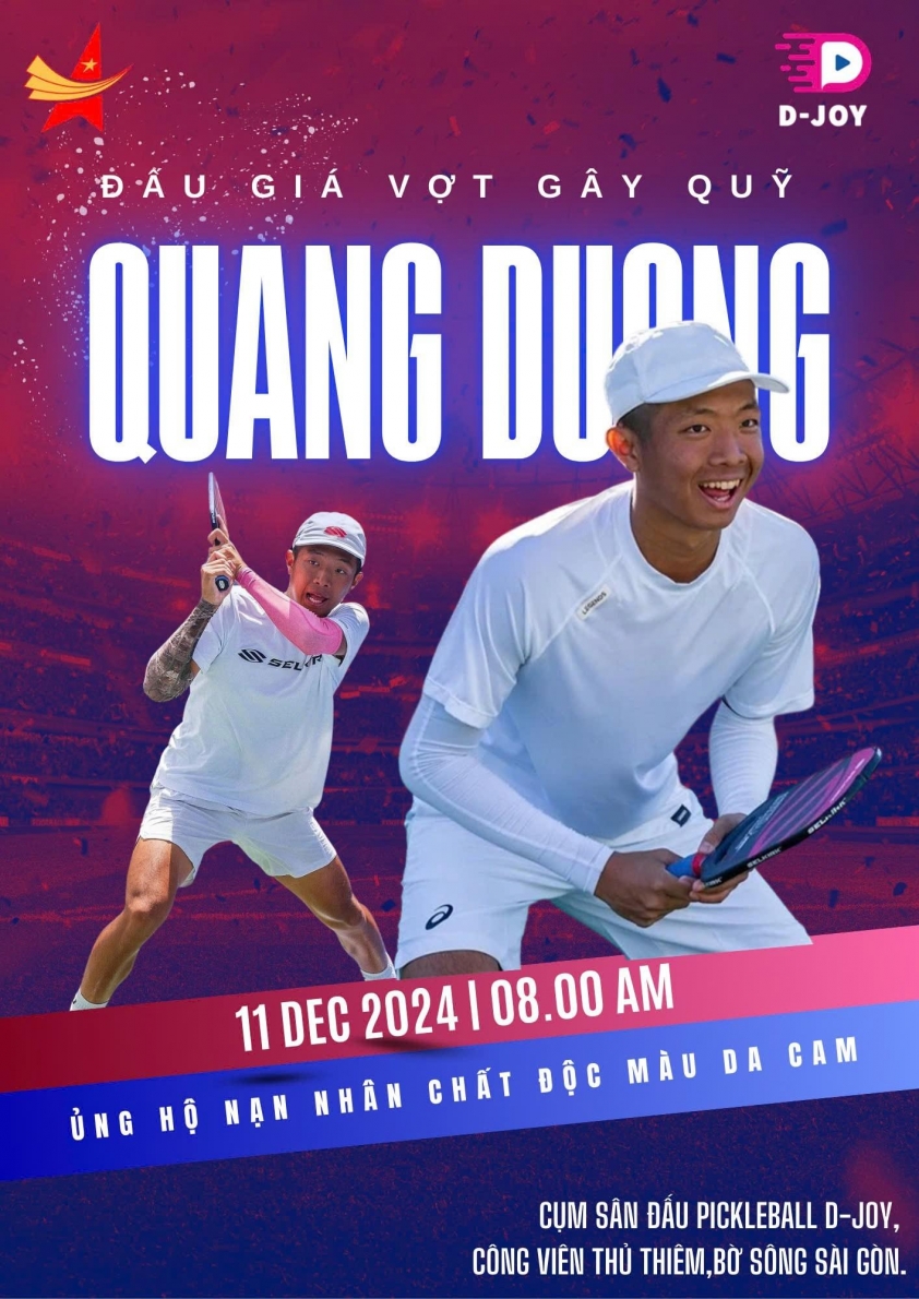 Thần đồng pickleball Quang Dương về Việt Nam, tham dự giải đấu danh giá 564746