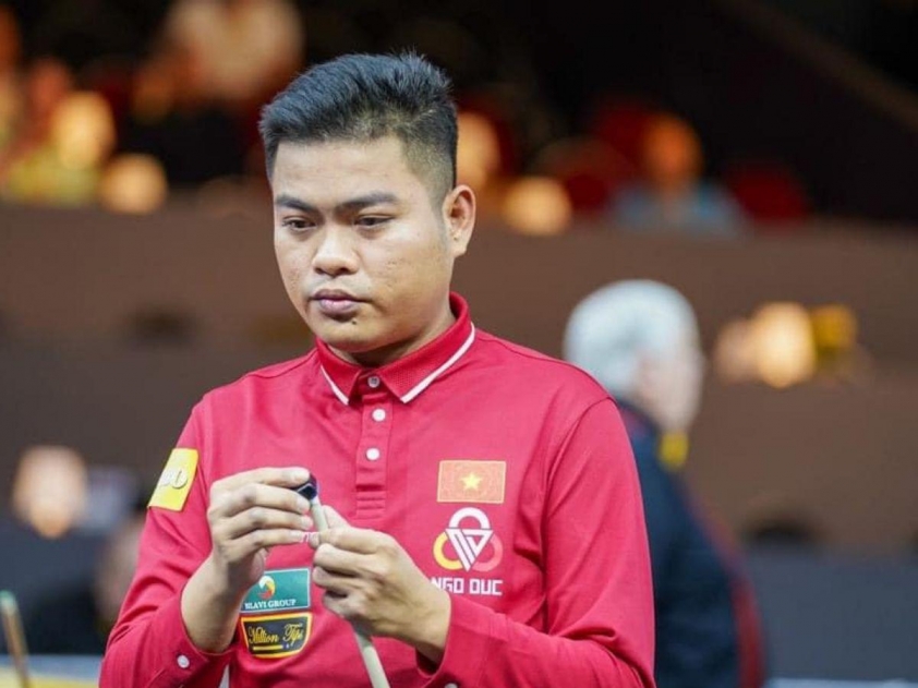 Nguyễn Trần Thanh Tự sớm dừng bước ở World Cup carom 3 băng 2024-564718