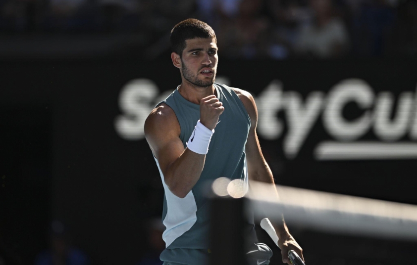 'Out trình' Lehecka, Djokovic gặp Alcaraz ở tứ kết Australian Open 2025 584891