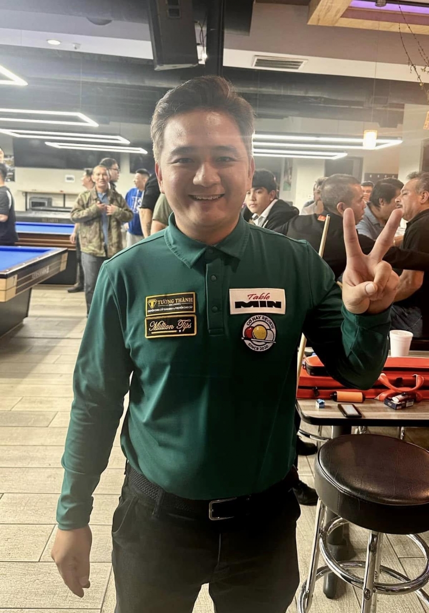 Vượt mặt đối thủ kì cựu, Trần Thanh Lực lần đầu đăng quang World Cup carom 3 băng 599498