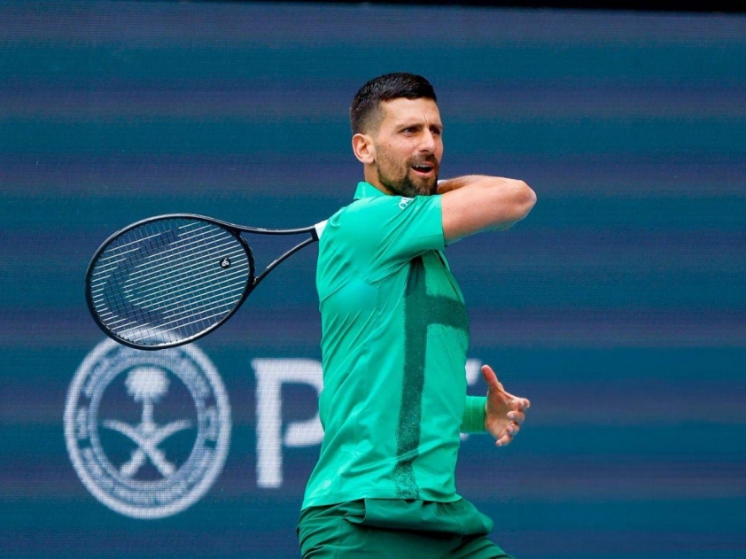 Thắng đậm Musetti, Djokovic vào tứ kết Miami Open 2025-610719
