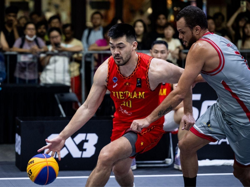 Chris Dierker ném 'cháy rổ' Thái Lan, Việt Nam lọt vòng bảng FIBA 3x3 Asia Cup 2025-611475