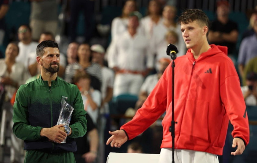 Djokovic 'cạn lời' sau thất bại ở chung kết Miami Open 2025 612988