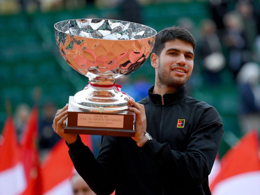 Alcaraz lấy lại ngôi số 2 thế giới sau chức vô địch Monte Carlo Masters 2025-619820
