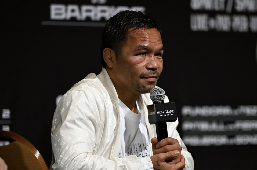 Manny Pacqiao chỉ thẳng người thắng trong cặp đấu giữa Canelo Alvarez và Terence Crawford 700748