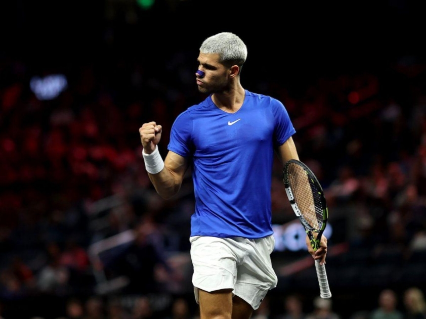 Carlos Alcaraz đi vào lịch sử Laver Cup-709152