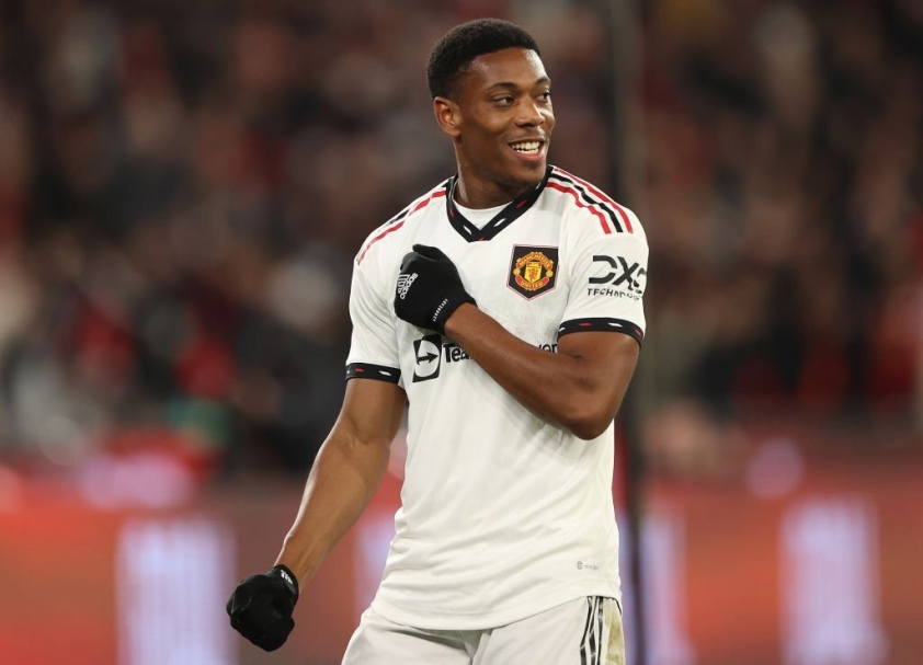 Martial là người mở tỷ số cho MU. Ảnh: GETTY