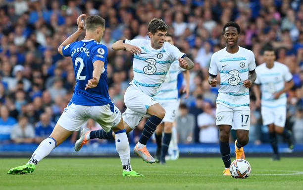Everton đã bất lực trước sự chắc chắn nơi hàng phòng ngự của Chelsea. Ảnh: GETTY