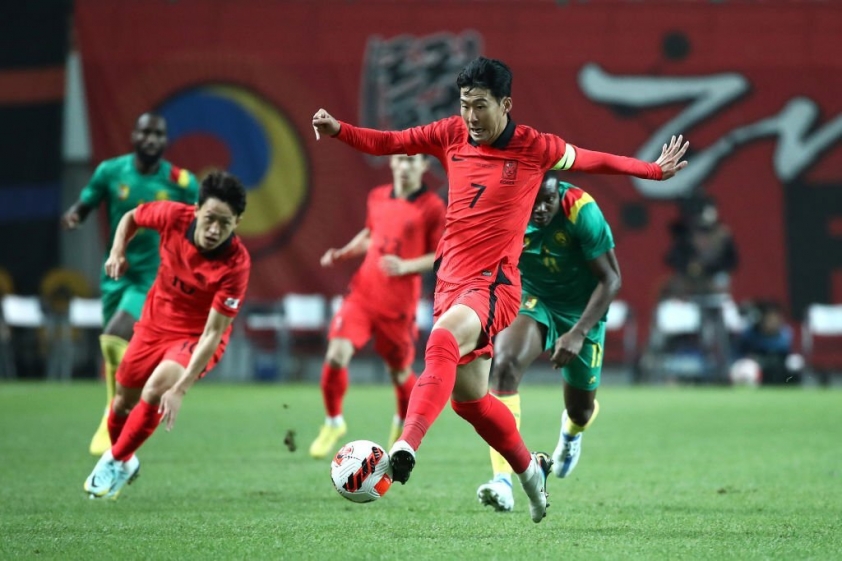 Son Heung-min là người mở tỷ số của trận đấu. Ảnh: GETTY