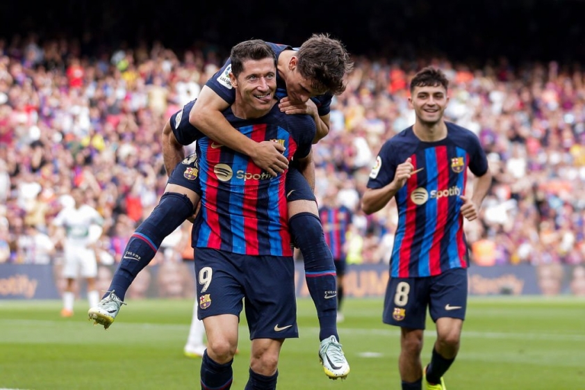 Barca vẫn đang bất bại tại La Liga kể từ đầu mùa. Ảnh: GETTY