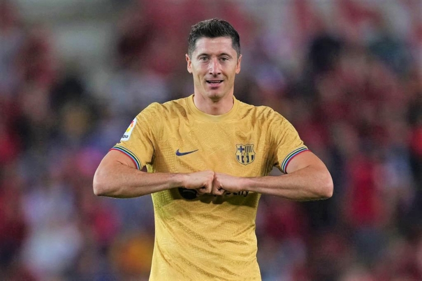 Lewandowski là người khai thông thế bế tắc của trận đấu. Ảnh: GETTY