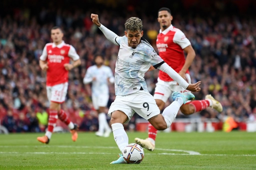 Liverpool nhanh chóng có bàn gỡ hòa 2-2 của Firmino đầu hiệp 2. Ảnh: GETTY